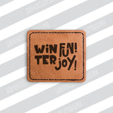 Winter fun & joy PNG Datei