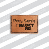 Dear Santa PNG file
