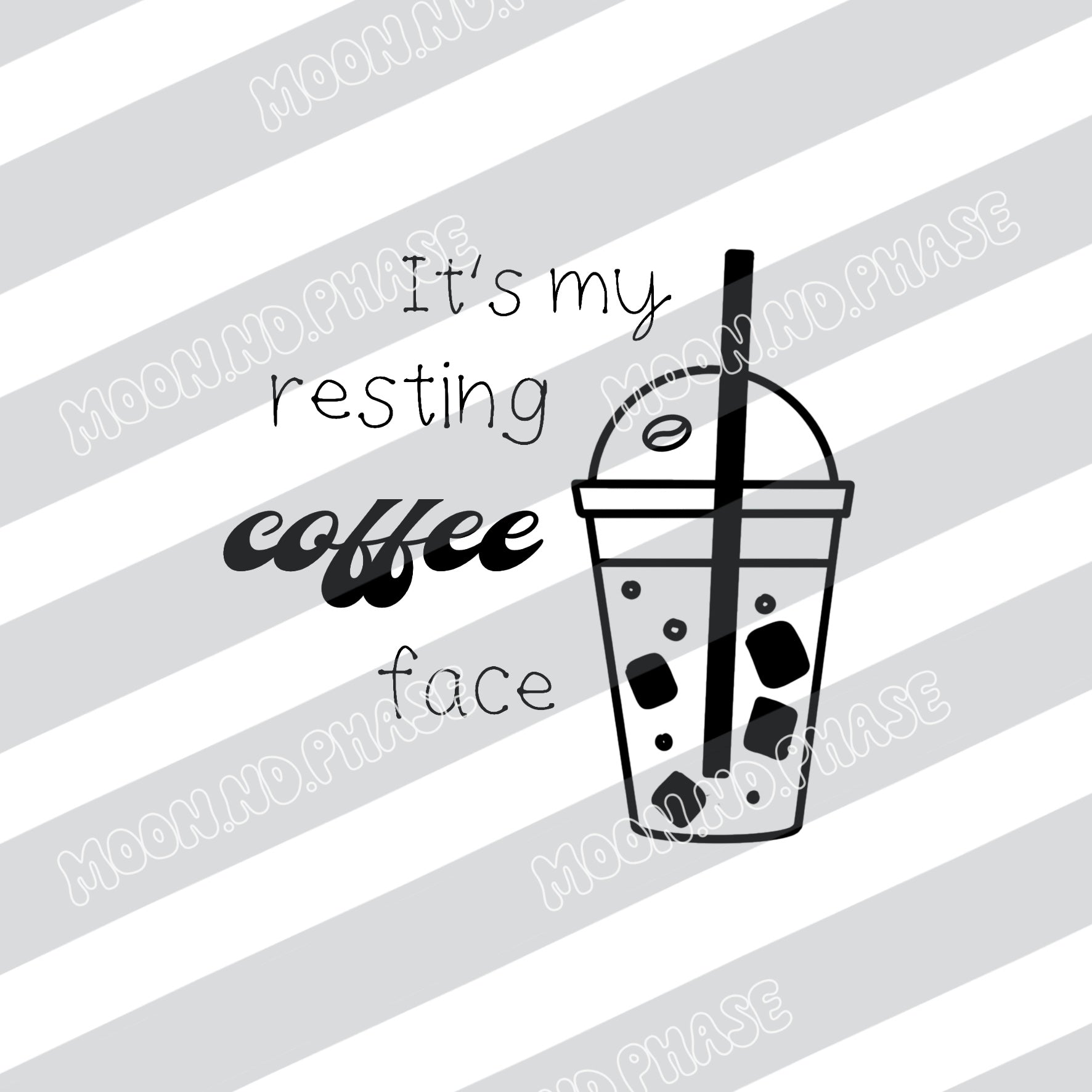 Coffee Face PNG Datei