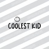 Coolest Kid PNG Datei