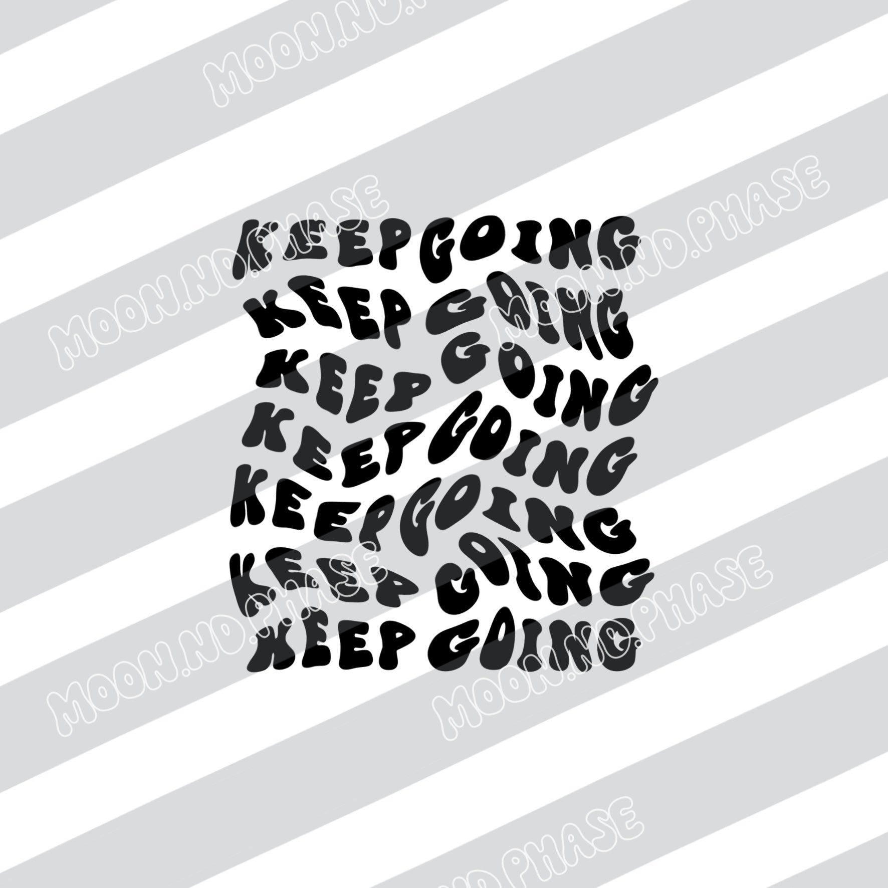 Keep going PNG Datei