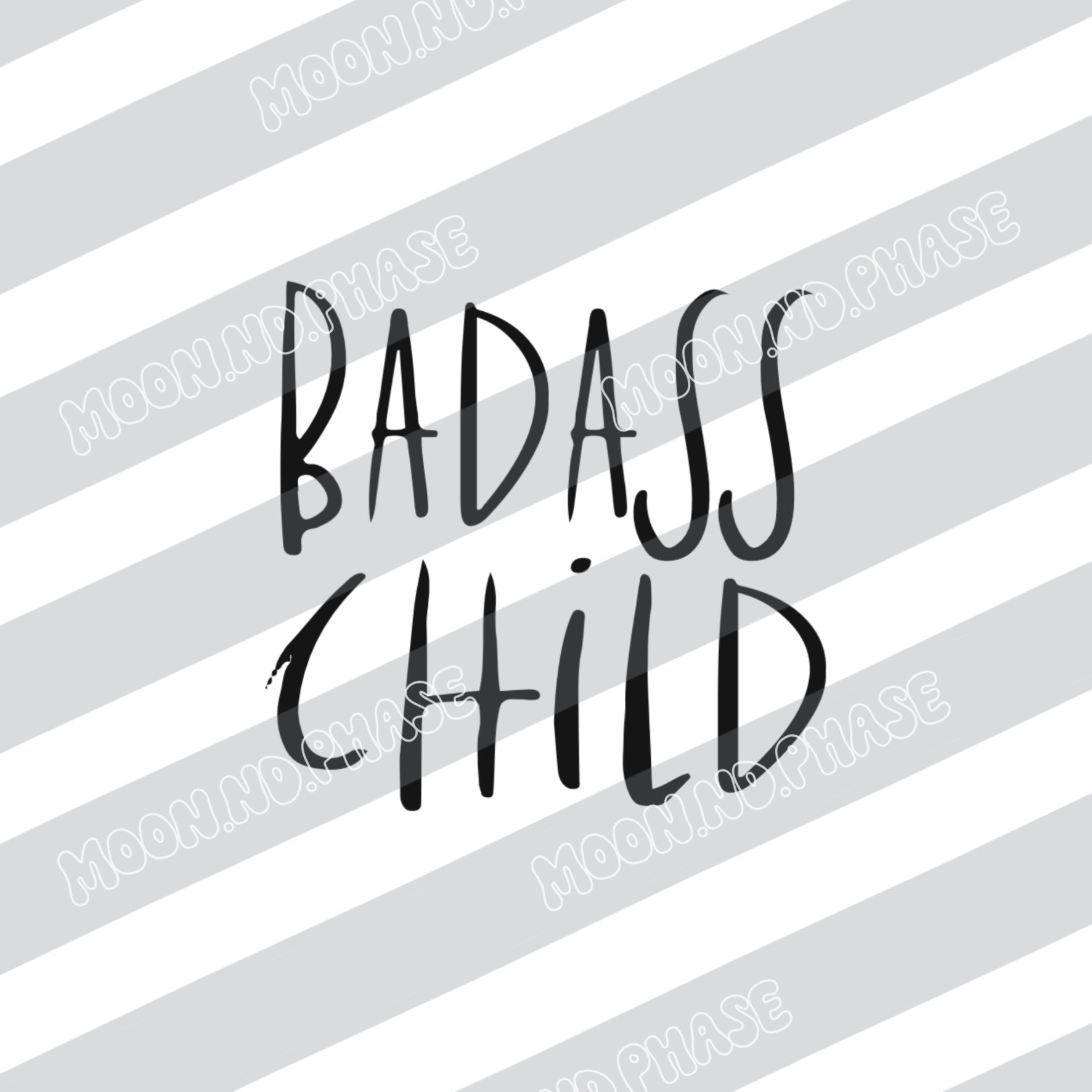 Badass Child PNG file