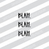 Blah blah PNG Datei