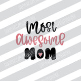 Awesome Mom PNG file