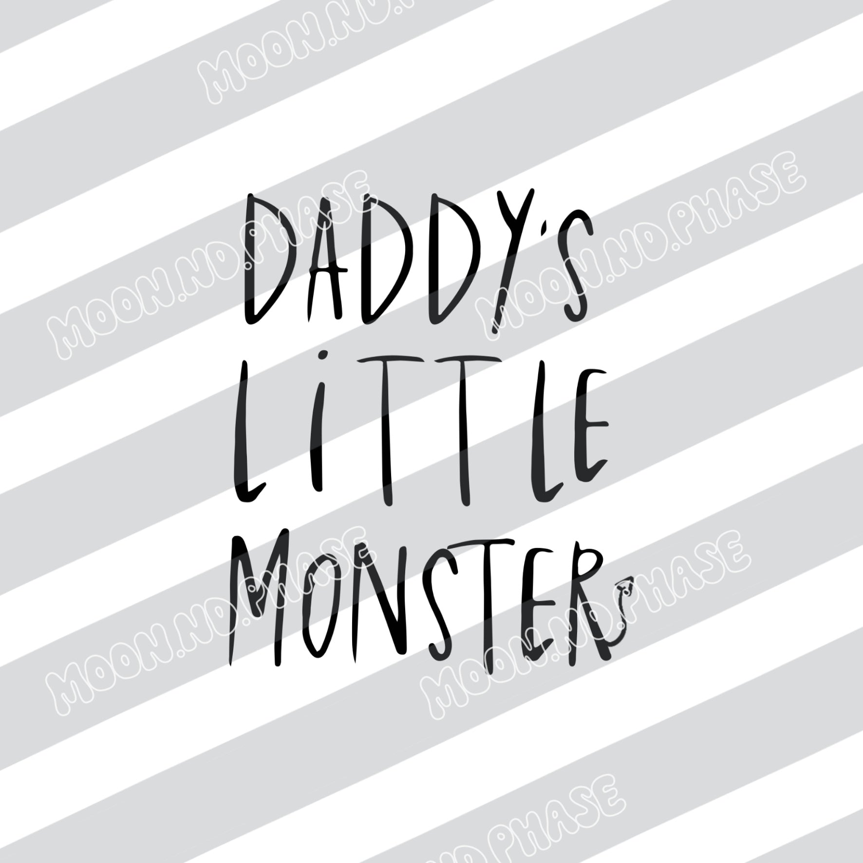 Daddy‘s little Monster PNG Datei