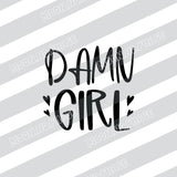 Damn Girl PNG file