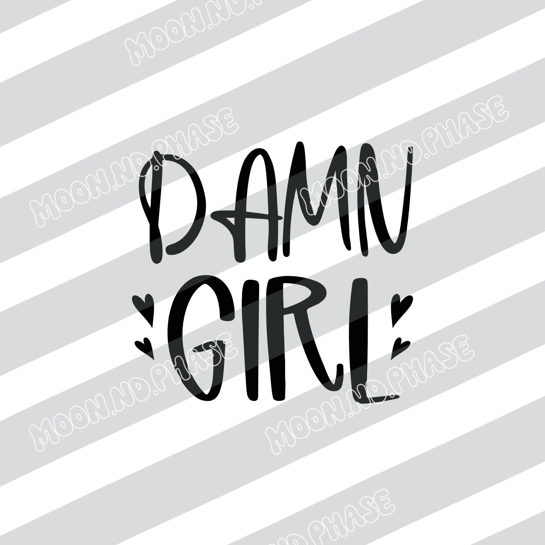 Damn Girl PNG Datei