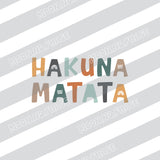 Hakuna Matata PNG Datei