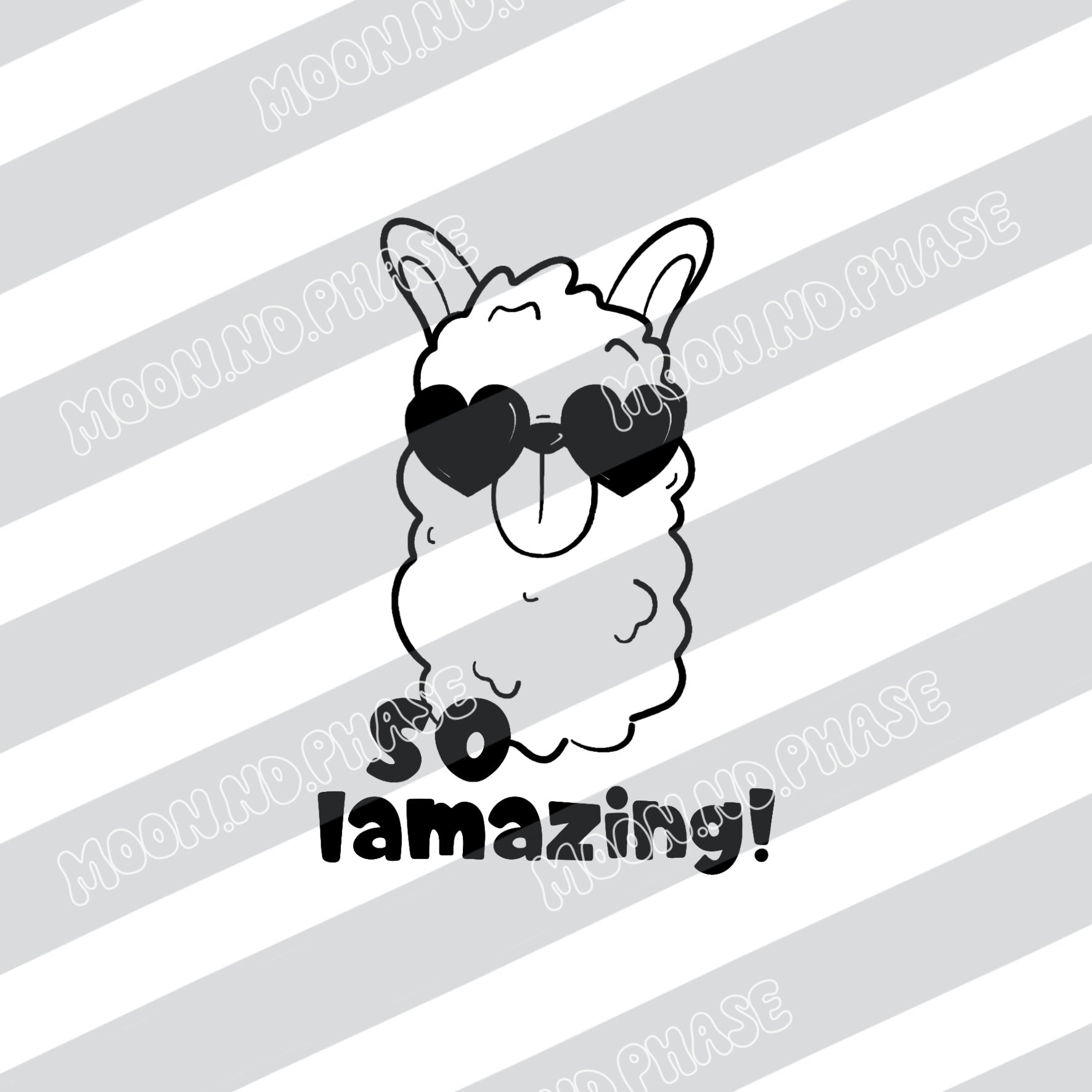 Llama PNG file