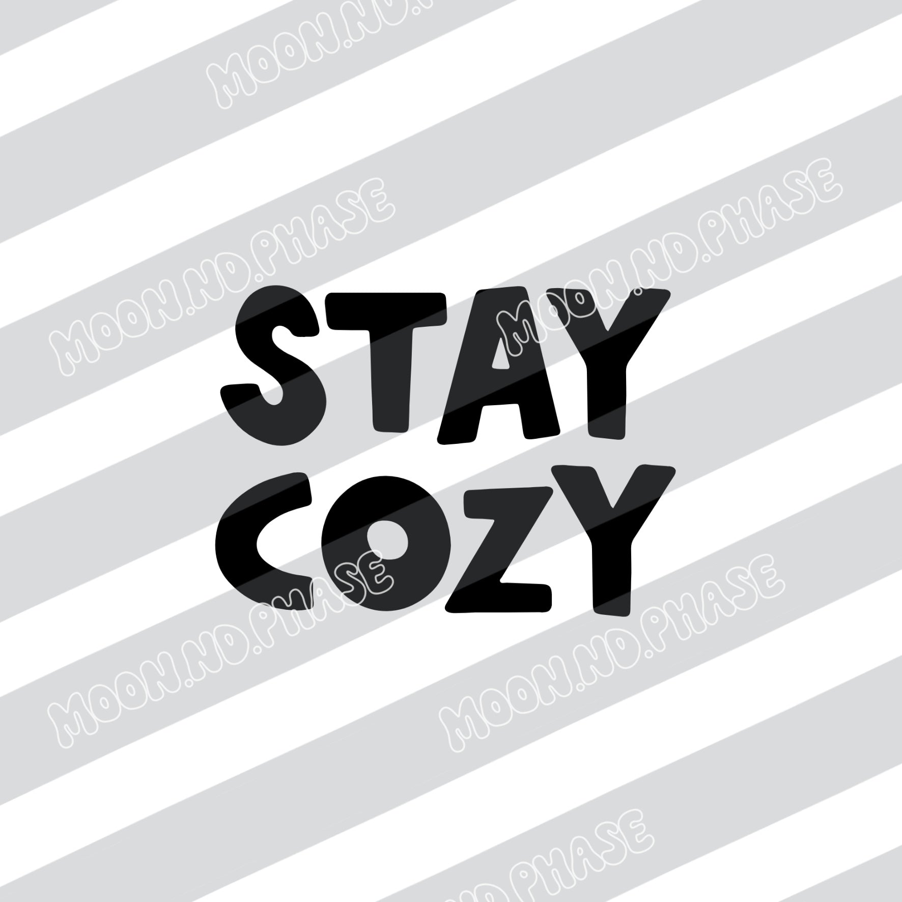 Stay cozy PNG Datei