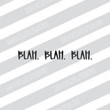 Blah blah PNG Datei