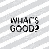 What’s good? PNG Datei